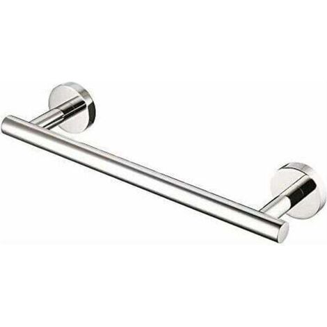 Nazalus - Offerta speciale - Portasciugamani da parete, portasciugamani da bagno, supporto per doccia in acciaio inox SUS 304, 30 cm, lucido, A2000S30DG (1/4)