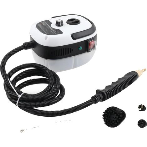Nettoyeur à vapeur, 2500 W, Température maximale de 229°F / 105°C, Longueur du tuyau à vapeur de 2,2 m, Longueur du câble électrique de 1,5 m, Haute pression (1/5)