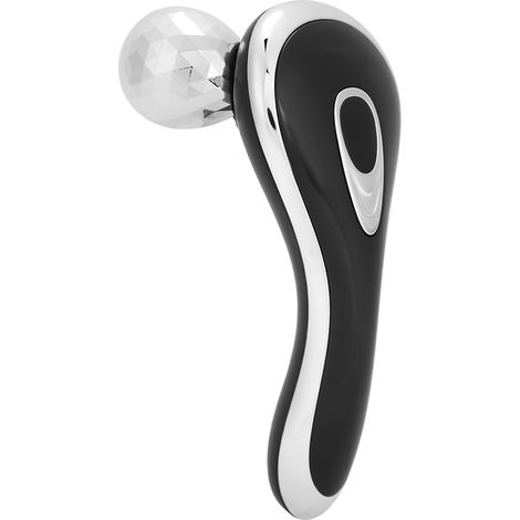 Rouleau de massage visage liftant raffermissant appareil beauté argent manuel anti-rides tonifiant peau (1/5)