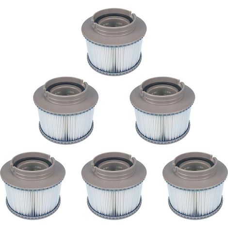 Lot de 6 filtres de Remplacement pour Spa pour MSPA FD2089, Pompe à Cartouche filtrante pour MSPA Tous Les spas actuels (1/5)