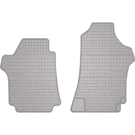 Tappetini in gomma per auto: furgone Hyundai H-1 II (2007-2021) - grigi, su misura