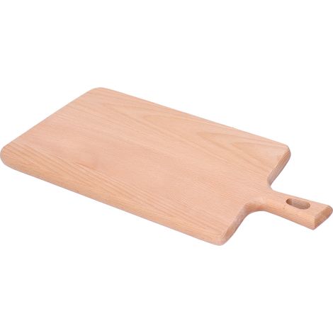 Planche à découper en bois pour la cuisine, légumes, pain, fruits, pizza, accessoire de découpe, couverts 36 x 19 x 1,5 cm (1/5)