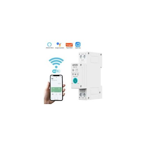 Interruptor automático inteligente TUYA ZigBee: control remoto por voz, compatible con Google Assistant y Amazon Alexa para hogares inteligentes.