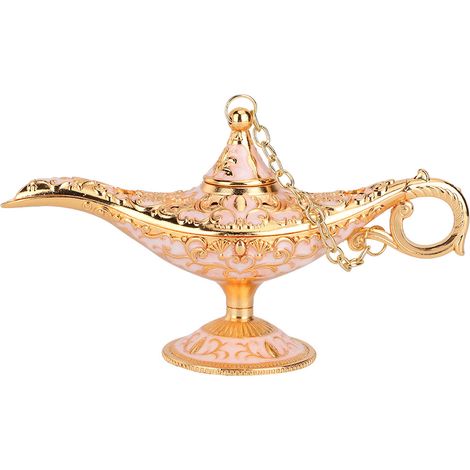 Lampe à thé décorative vintage européenne Wishing Light Craft (or et rose) (1/5)