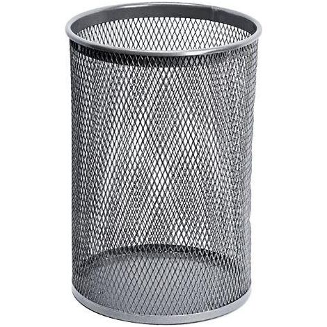 Sanela Paniers métalliques - Poubelle, 13 l, grise SLZN 96B