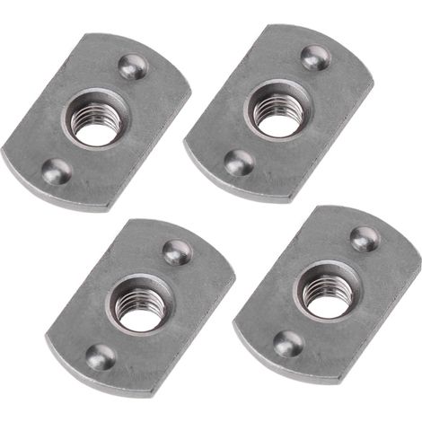 15 écrous en T avec embouts acier au carbone soudés, inserts (1/5)