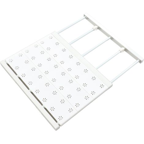 Ausziehbare Kleiderschrankregale, platzsparend, kein Bohren erforderlich, hohe Tragkraft, Kleidertrenner für Zuhause, 38–60 cm / 15,0–23,6 Zoll (1/5)