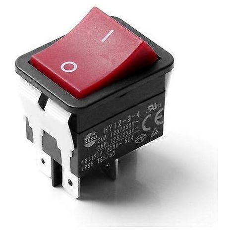 Interrupteur à bascule KCD2 4 broches 2 positions 30(14)A 250V IP55( )