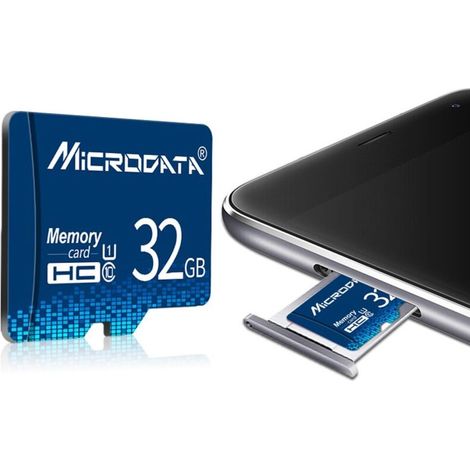 Scheda Micro SD da 32 GB – adatta per telecamere di sorveglianza, dashcam, telefoni cellulari e tablet (1/4)