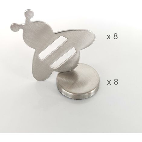 Poids magnétiques pour nappe, pinces à nappe d'extérieur, aimants de fixation pour nappe - lot de 8 pièces