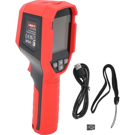 Infrarot-Wärmebildkamera ohne Fokussierung, 2600 mAh, 1 m Reichweite, Schutzart IP54, für Rohre und Fußbodenheizung (1/5)