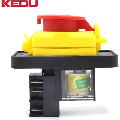 Interrupteur électromagnétique KJD17F 16A 120V à 5 broches, contacteur 110V AC avec contacts auxiliaires pour le retour de signal de commande de moteur d'équipement industriel. (1/5)