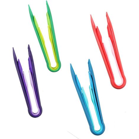 Lot de 4 pinces à pain et à salade en silicone, ustensiles de cuisine pour la pâtisserie et la cuisson (1/4)
