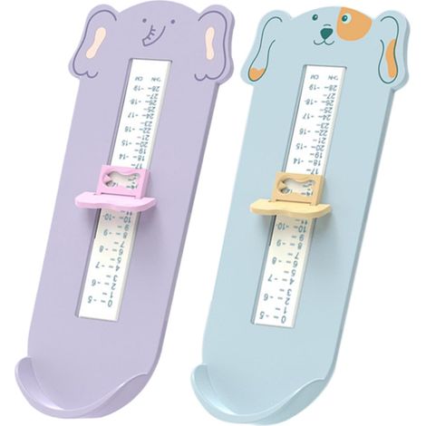 Kit de mesure de pointure pour enfants (Lot de 2 pièces) — Dispositif de mesure des pieds pour tout-petits (1/5)