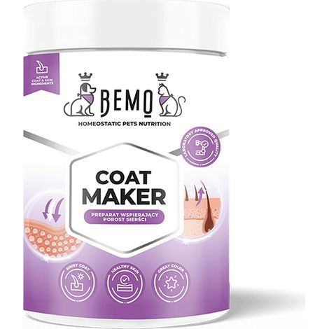 Bemo Coat Maker - suplemento para el crecimiento del pelaje de perros 500 g
