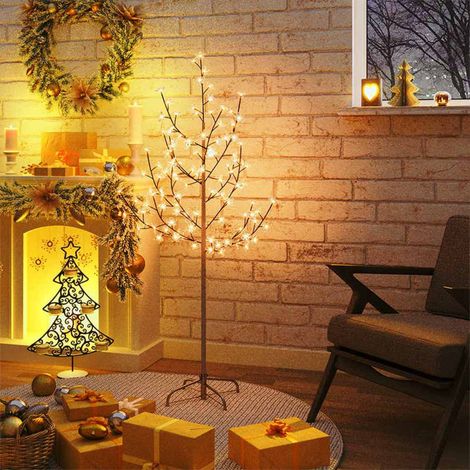 vidaXL LED-Baum Kirschblüte Warmweiß 84 LEDs 120 cm (1/5)