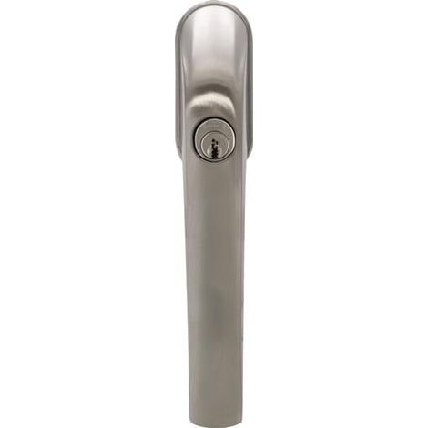 Manilla de ventana FG300 ER-Look AL0125 Aluminio óptica acero inoxidable con cerradura ABUS (1/2)