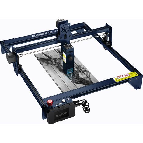 Lasergravurmaschine, Schneidleistung 10–11 W, 410 x 400 mm, 50 W A10 Pro, blau, EU-Stecker, 100–240 V (1/5)