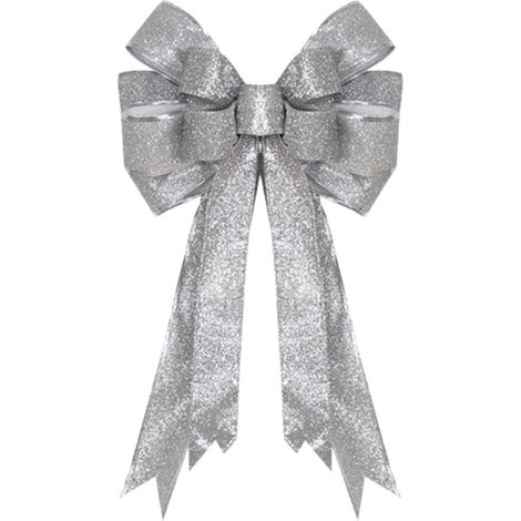 Ribbon Noël - Ruban en Jute avec LED Argenté - Décoration Porte Mur Arbre de Noël - Intérieur Extérieur - 1 Pièce (1/5)