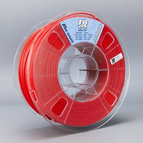 ProRock ASA-GF Filament, 1.75mm, 1000g ProRock ASA-GF Filament 1.75mm 1000g Red