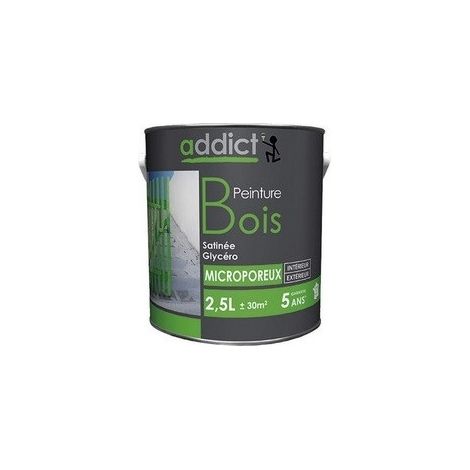 Peinture Bois 2.5 Litres Vert Irlandais - Addict