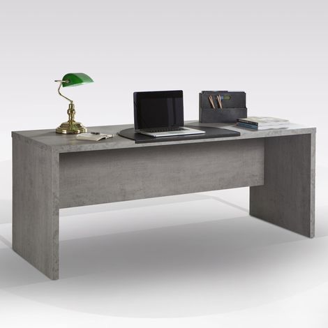 SCRIVANIA MOD. PRATICO CM 180X69 H. 74.2 GRIGIO CEMENTO