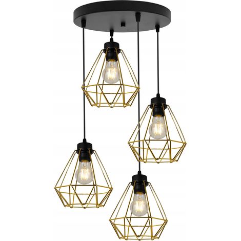 LAMPADA A SOSPENSIONE MODERNA ED ELEGANTE CON PARALUME IN METALLO (1/5)