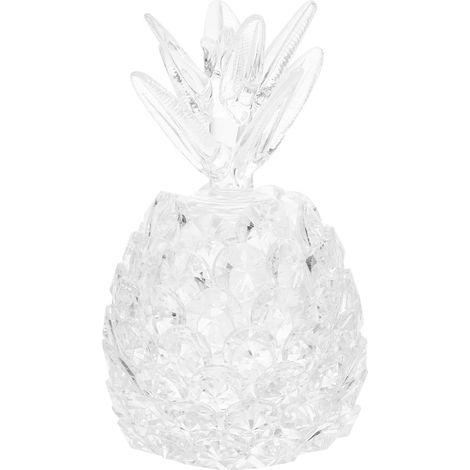 décoratif de table en ananas et verre élégant et unique