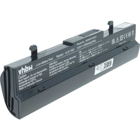 vhbw Akku Ersatz für Asus 70-OA1B1B2100, 0B20-00KA0AS, 990AAS168288, 90-XB0ROABT00000Qv, 90-OA001B9000 für Notebook (2200 mAh, 11,1 V, Li-Ion) (1/5)