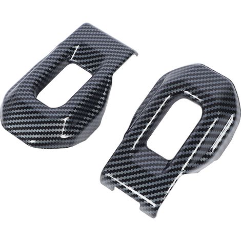 1 paire couvercles loquet verrou capot carbone – Anti-décoloration anti-rayures look sport JL JLU JT, carrosserie (1/5)