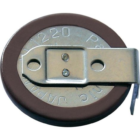 Bateria Litio 3V 20mA 2pin Soldar HORIZONTAL Panasonic