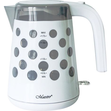 Bollitore elettrico Maestro 1,7 l 2200 W MR-045 - bianco (1/5)