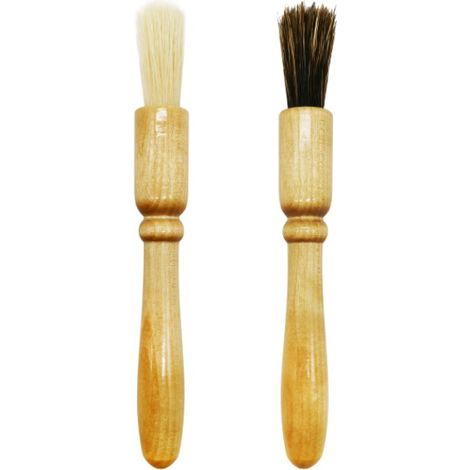 BDD Ensemble de 2 brosses de nettoyage de café, outils accessoires de nettoyage de grains de café pour la maison et la cuisine Baristas (1/5)