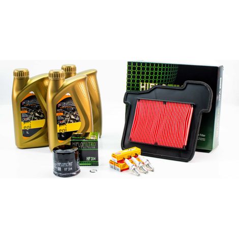 Kit Révision Filtres Bougies pour YAMAHA MT-09 de 2014 à 2016 - ENI I-RIDE MOTO 10w40 3L