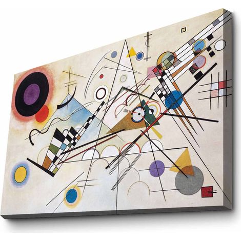 Decorazione artistica da parete con stampa su tela Painting Multicolore (1/3)