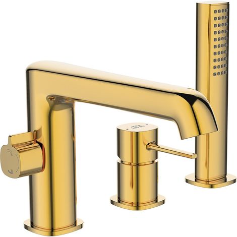 Pola - Robinet de baignoire sur pied à 3 trous (1/2)