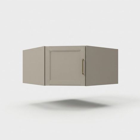 Eckhängeschrank Prestige – platzsparender Wandschrank (1/4)