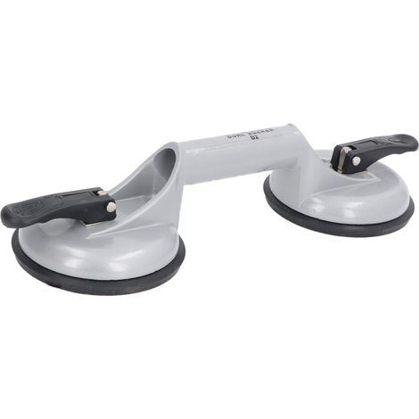 Ventouse de levage robuste en alliage d'aluminium à double griffe, force de 100 kg, pour carrelage en verre (1/5)