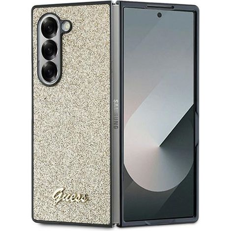 Custodia Guess Glitter Script Gold per Samsung Galaxy Z Fold6 (1/5)