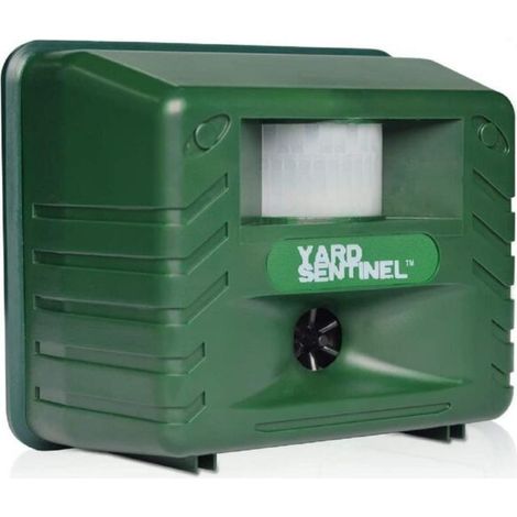 Répulsif Ultrasonique pour Animaux, Dispositif de Défense Anti-Intrusion Électronique avec Capteur de Mouvement pour Repousser Les Lapins, Vert (1/5)