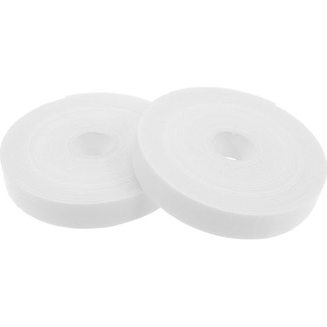 2 Pièces Ruban Adhésif Double Face en Mousse, Blanc, 10m (1/5)