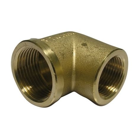 GOMITO RIDOTTO FF IN OTTONE GIALLO Misura: 1" x 3/4"