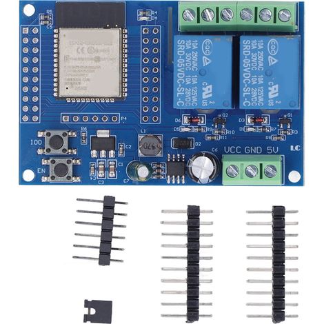Relay Module 4 M Byte Flash Programmable Keys Dual Relay Module for Secondary Development Learning DC5-60V (1/5)