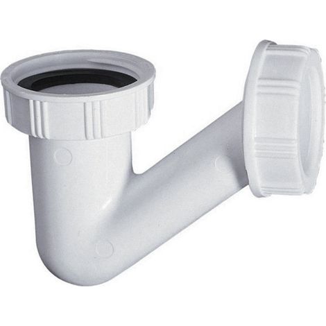 Wirquin Pro – Siphon de lavabo Ø32 en V gain de place – Débit 30 L/mn – Encombrement 60 mm – Sortie à visser (1/3)