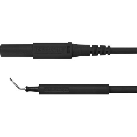 Schützinger AL 8322 / ZPK / 1 / 100 / SW Cavo adattatore Spina 4 mm Sonda Nero 1 pz.