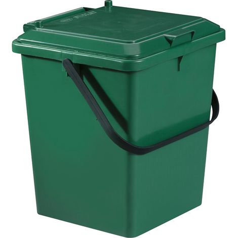 Garantia Bio-Eimer 8 Liter Bio-Mülleimer LxBxH 20x24x30 cm Klapp-Deckel Eimer