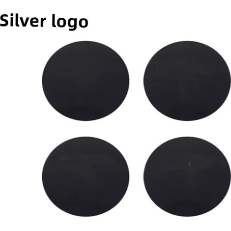(Chine - Argent - 4 pièces) Enjoliveurs de centre de roue compatibles avec les modèles 3/Y/S/X - Kit de cache-écrous de roue - Garniture, emblème, badge, décorations de modification (1/5)
