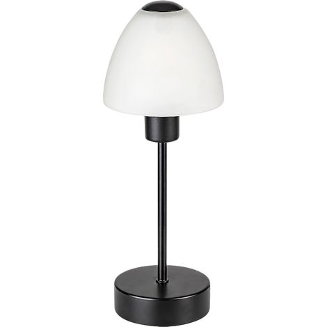 Lampada da tavolo Lydia Metal Matt Black E14 1x Max 40W B: 32,5 cm Ø12 cm Dimmabile con interruttore touch (1/3)