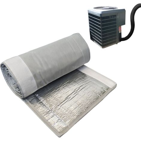 Housse Isolante pour Tuyau de Climatisation 26 x 183 cm, Protection HVAC en Tissu Oxford pour Tuyaux Extérieurs (1/5)