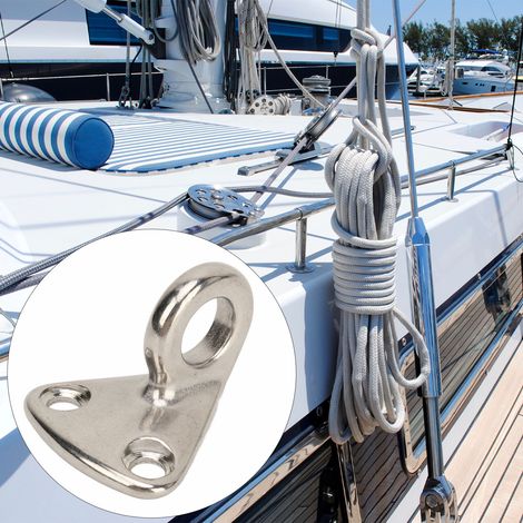 10 ringförmige Fenderhaken aus Edelstahl 316 für den maritimen Einsatz, Zubehör für die Schifffahrt (ringförmige Kleiderhaken). (1/5)